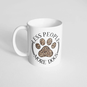 Less People More Dogs Mug