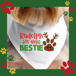 Rudolph is my Bestie Dog Bandana