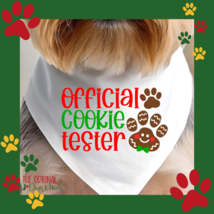 Official Cookie Tester Dog Bandana