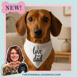 "I Love My Dad" Dog Bandana