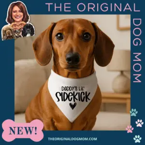 "Daddy's Lil' Sidekick" Dog Bandana